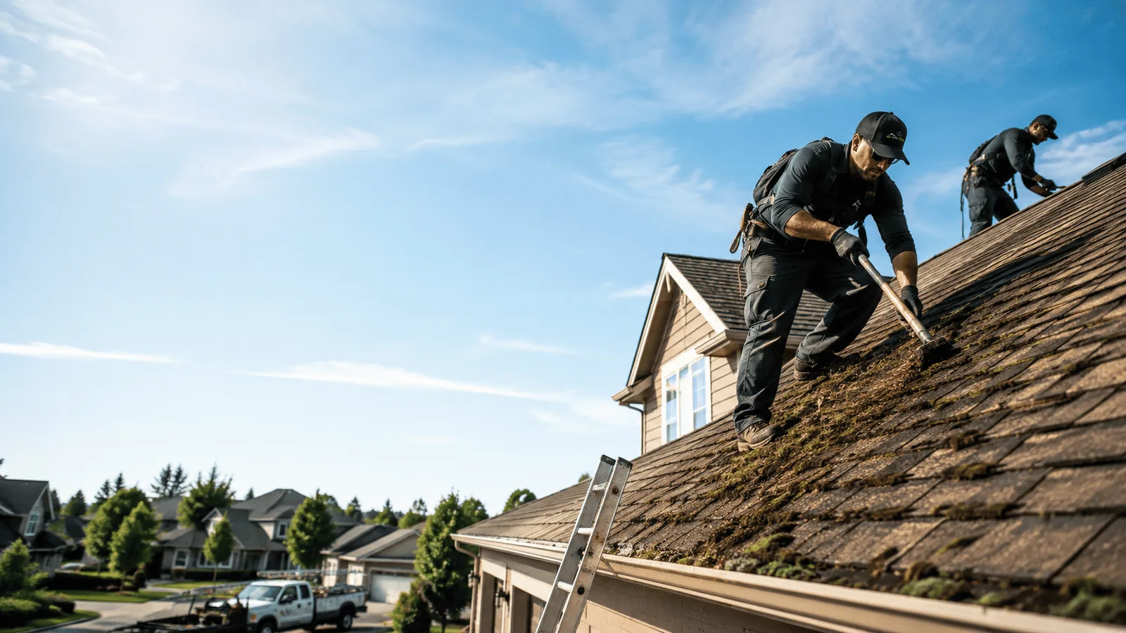 Roof Moss Removal in Stonewall, TX near me
